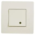 EL BASIC TG114 1 BUTTON 1 WAY SWITCH WITH LIGHT CR Szuper ajánlat