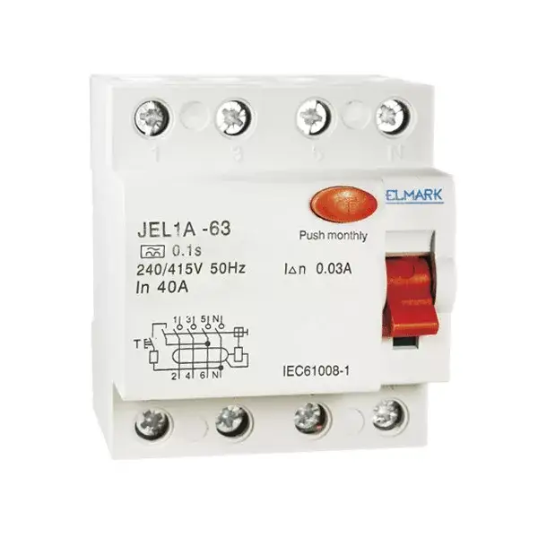 Kedvezmény PRÚDOVÝ CHRÁNIČ RCD JEL1A 4P 10A/30mA