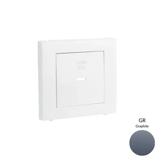 Csak ma 50676_TGR USB-C töltő aljzat fedél, gránit