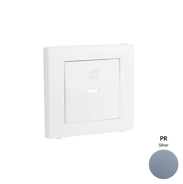 50676_TPR USB-C töltő aljzat fedél, ezüst Biztonságos vásárlás