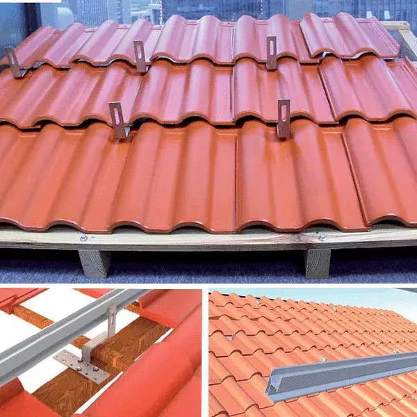 Akciós ár MOUNT STRUCTURE FOR TILE ROOF 580W PANEL 30kW,SET