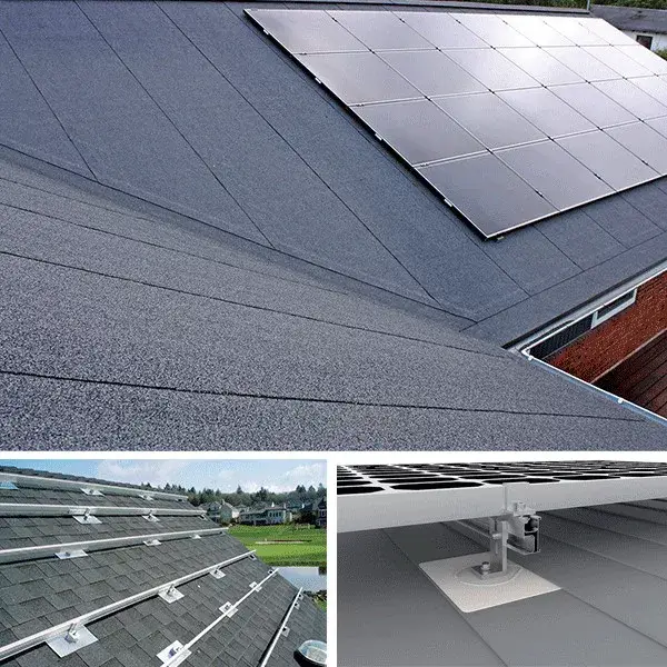 Akció STRUCTURE FOR BITUMEN ROOF 580W PANEL 3kW,SET