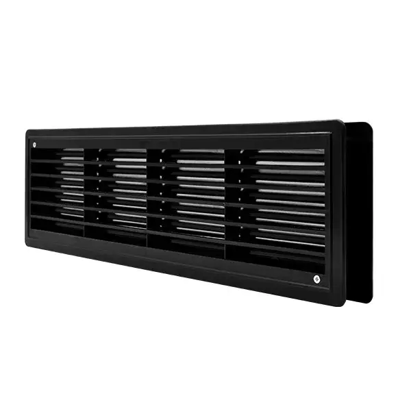 EL02-129 DOOR GRILLE 115x430MM, BLACK Legjobb ár