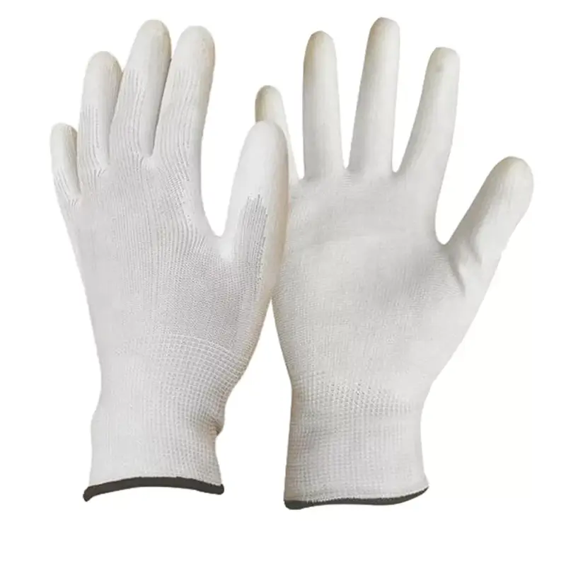 POLYESTER GLOVES COATED WITH PU SIZE 10 Alacsony ár