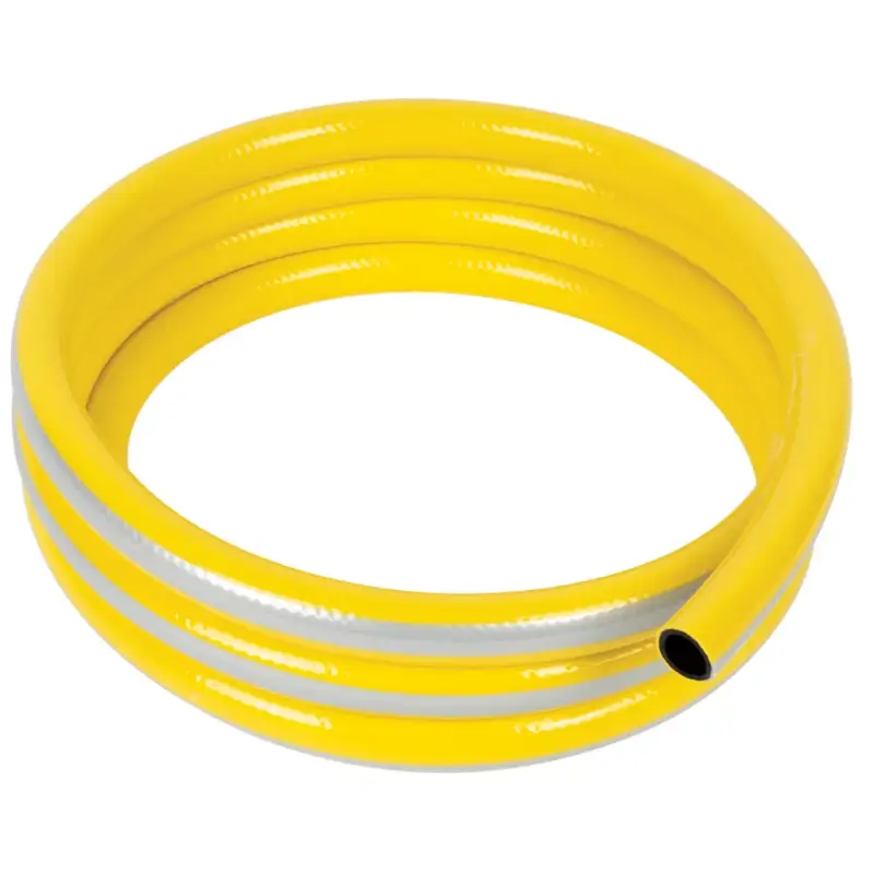 PVC GARDEN HOSE 1/2 30M, THREE LAYERED YELLOW Újdonság