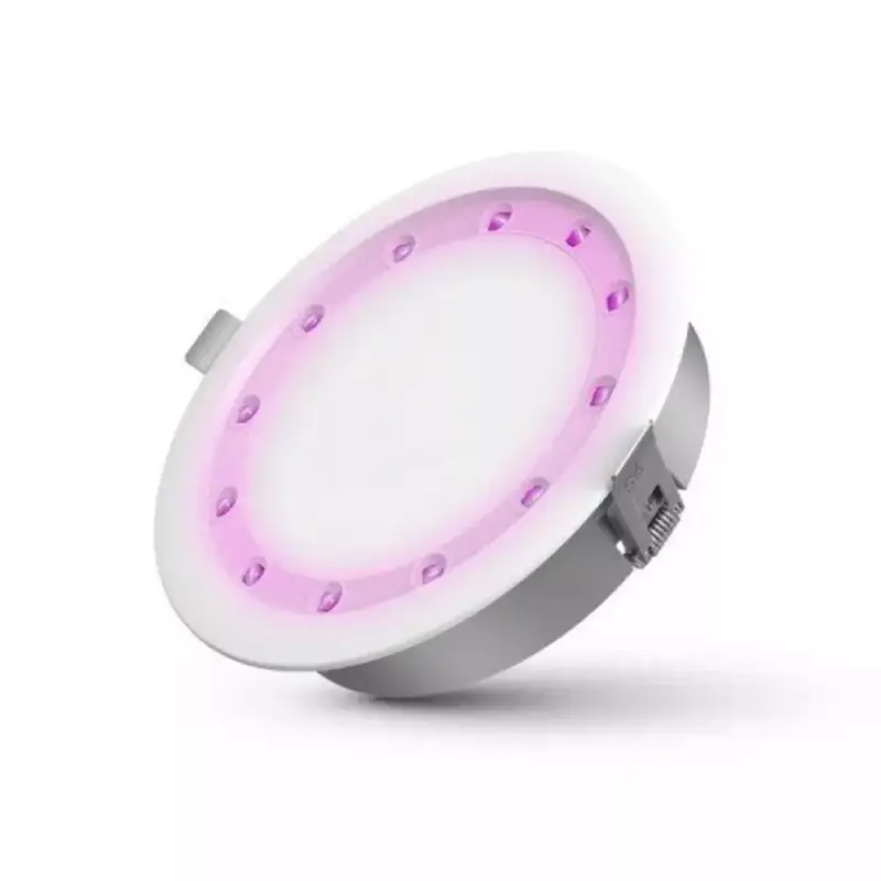 Korlátozott ajánlat LED panel , UV-C fertőtlenítéssel , 22W , süllyesztett , kerek , hideg fehér , 59S , SunClean , 215 mm