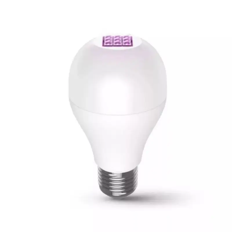 LED lámpa , égő szett , UV-C fertőtlenítéssel , 2 db x E27 , 2 x 8W , meleg fehér , 59S , SunClean Újdonság