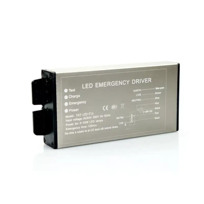Vészvilágítás meghajtó , inverter LED panelekhez (3-60 Watt) , FAT-LED-F1A Korlátozott ajánlat