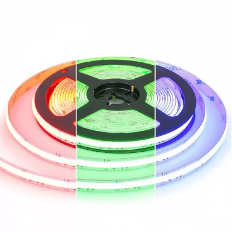 LED szalag , 24 Volt DC , COB , 840 LED/m , DOTLESS , 15 W/m , RGB Kedvezményes ár