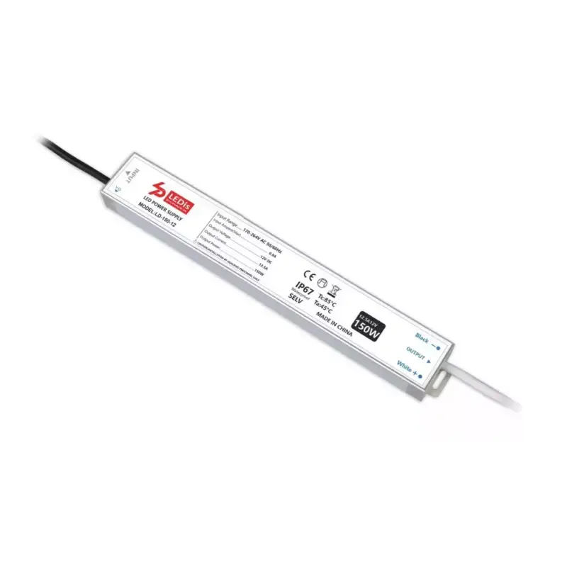 LED tápegység , 12 Volt , 100 Watt , 8.33A , slim , kültéri , vízálló , IP67 , 3+2 év garancia , LEDis , LD-100-12 Nézd meg most