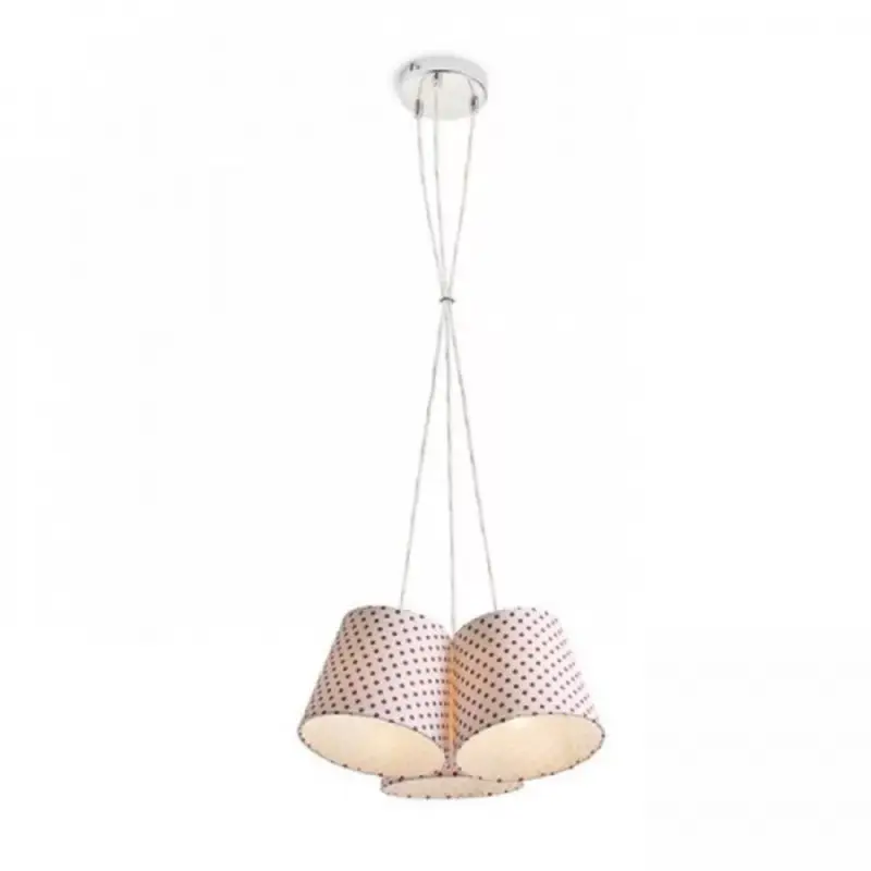 LED lámpa , függeszték , mennyezeti , 3 x E14 , textil , RENDL , NANCY , R13345 Biztonságos fizetés