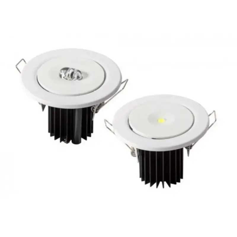 Outlet LED vészvilágító panel , 4 Watt , készenléti/állandó üzemmód , körsugárzó lencsével , süllyesztett
