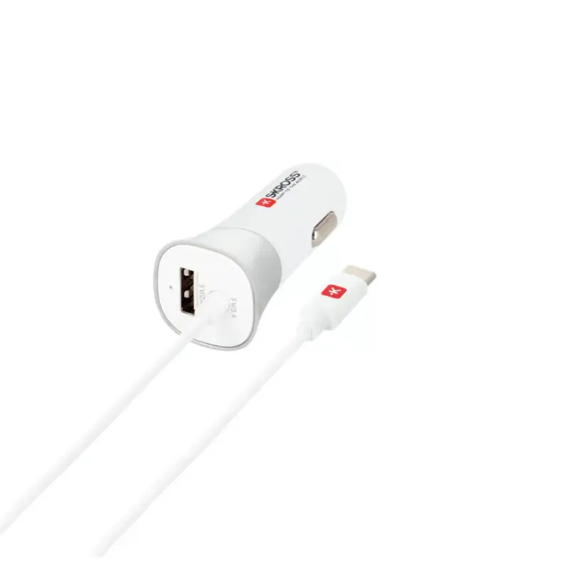 SKROSS USB töltő, autós, szivargyújtó (USB-C, USB-A) Akció