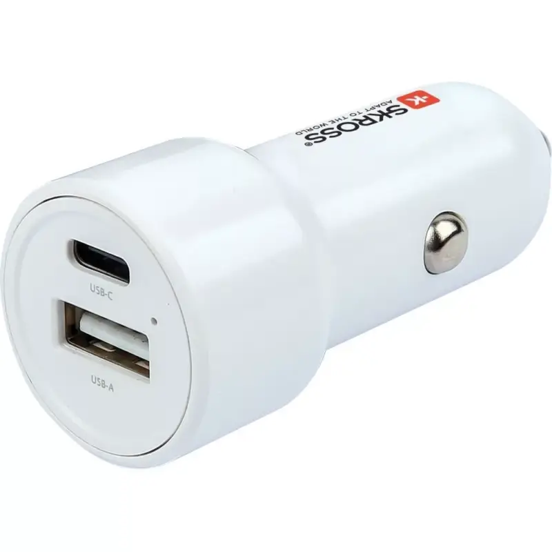 Kedvezményes ár SKROSS dual autós töltő, PD, 65W (USB-A, USB-C) + USB-C kábel
