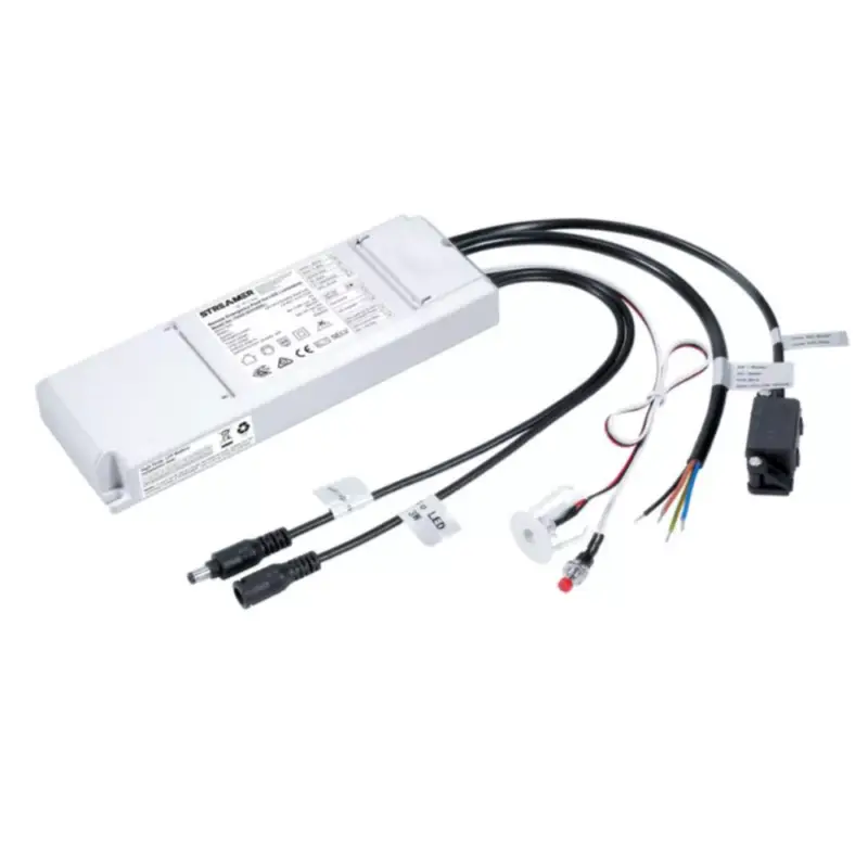 Vedd meg most Vészvilágítás meghajtó , inverter , AC220-240V, 50/60Hz; DC10-50V, 2W, 3 órás készenléti idő , kézi és önteszt funkció , STREAMER