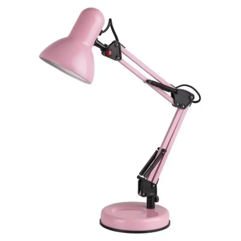 LED lámpatest , asztali , rugós , E27 , fém , rózsaszín , Rábalux , Samson , 4179 Gyors szállítás