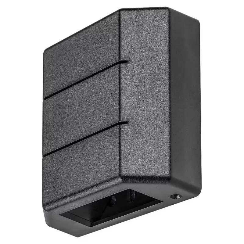 Vedd meg most Led lámpatest , oldalfali , 6 Watt , meleg fehér , fekete , kültéri , 5 év garancia,IP54 , Rábalux , LIPPA