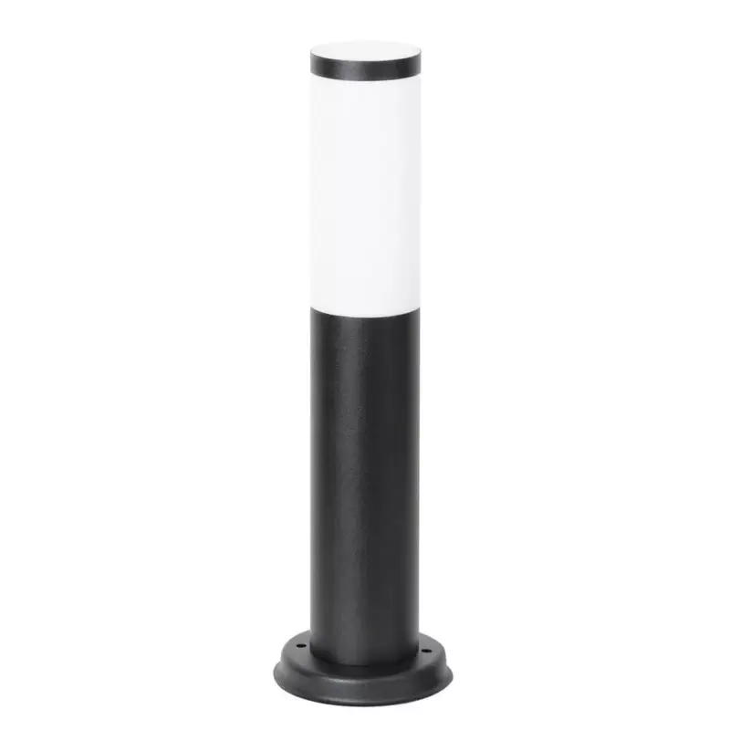 Outlet LED lámpatest , állólámpa , E27 foglalat , matt fekete, rozsdamentes acél,45 cm , kültéri , IP44 , Rábalux , BLACK TORCH