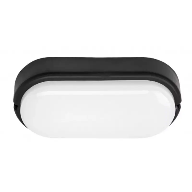Gyors szállítás LED lámpatest , mennyezeti , hajólámpa , 15W , ovális , természetes fehér , fekete , kültéri , IP54 , Rábalux , HORT