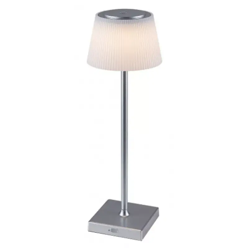 Ajánlat LED lámpatest , asztali , 4 Watt , USB , érintős , dimmelhető, CCT , IP44 , ezüst , Rábalux , Taena , 76013