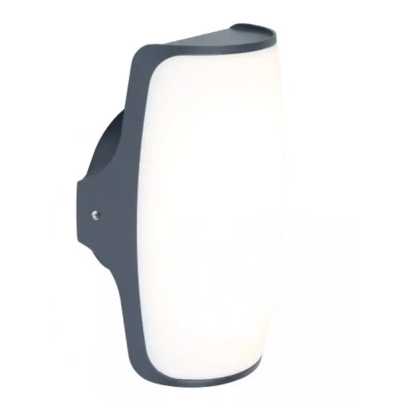 LED lámpatest , oldalfali , 13W , meleg fehér , szürke , kültéri , IP54 , LUTEC , SECO Árengedmény