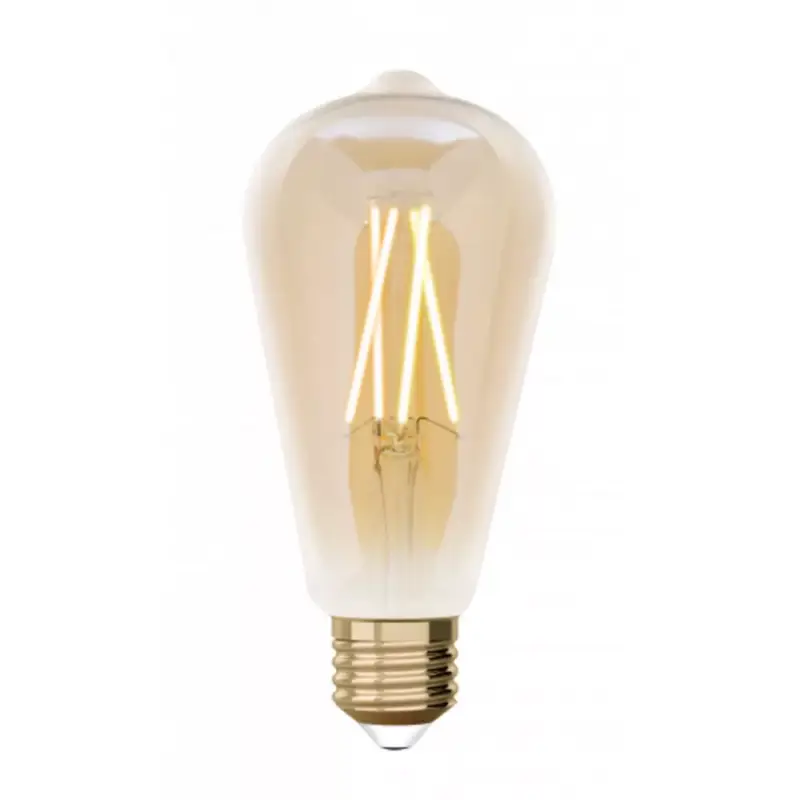 Vedd meg online LED lámpa , égő , izzószálas hatás , filament , Edison , E27 , ST64 , 7.2W , dimmelhető , CCT , LUTEC CONNECT