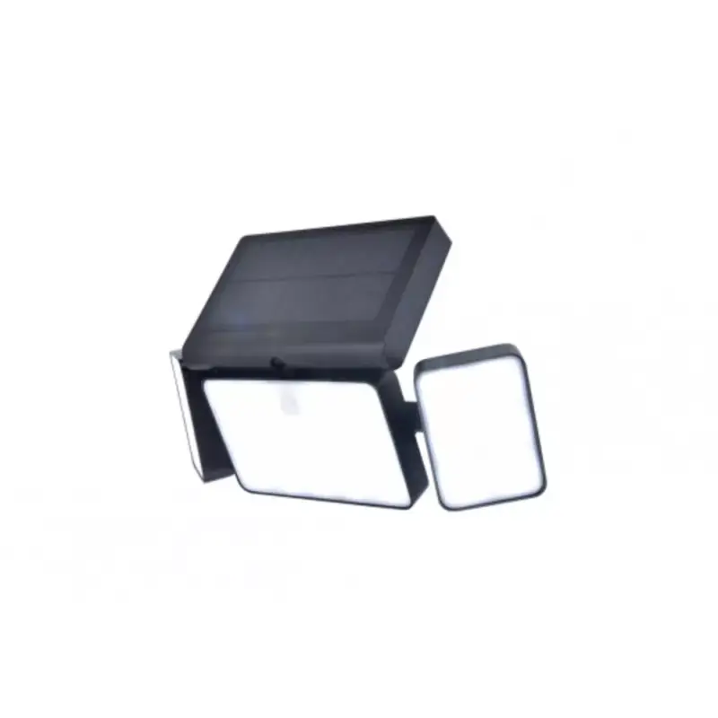 LED lámpatest , oldalfali , napelemes , 13W , CCT , dimmelhető , mozgásérzékelős , kültéri , IP44 , LUTEC CONNECT , TUDA Prémium