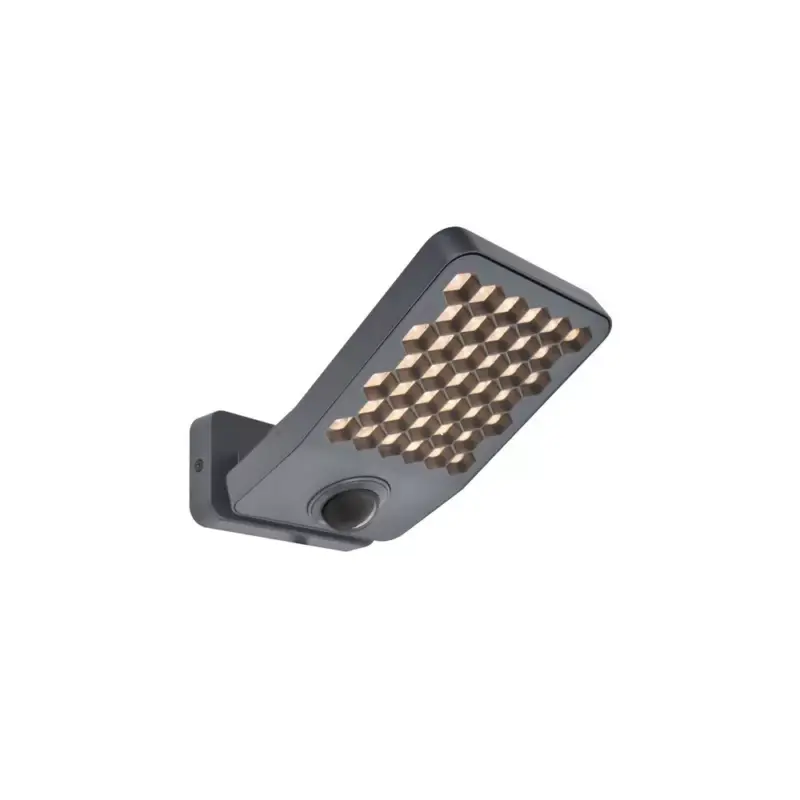 Végkiárusítás LUTEC ATALANTIS LED reflektor mozgásérzékelővel , 14W , sötétszürke, IP54