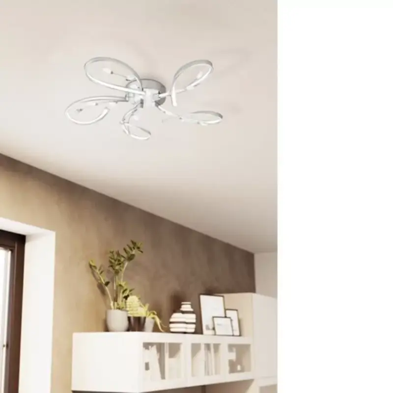 EGLO , 97487 , VALLEMARE , fali-mennyezeti lámpa , 3000 K , LED , 5X6,6W , IP20 , fehér, átlátszó Kedvezmény