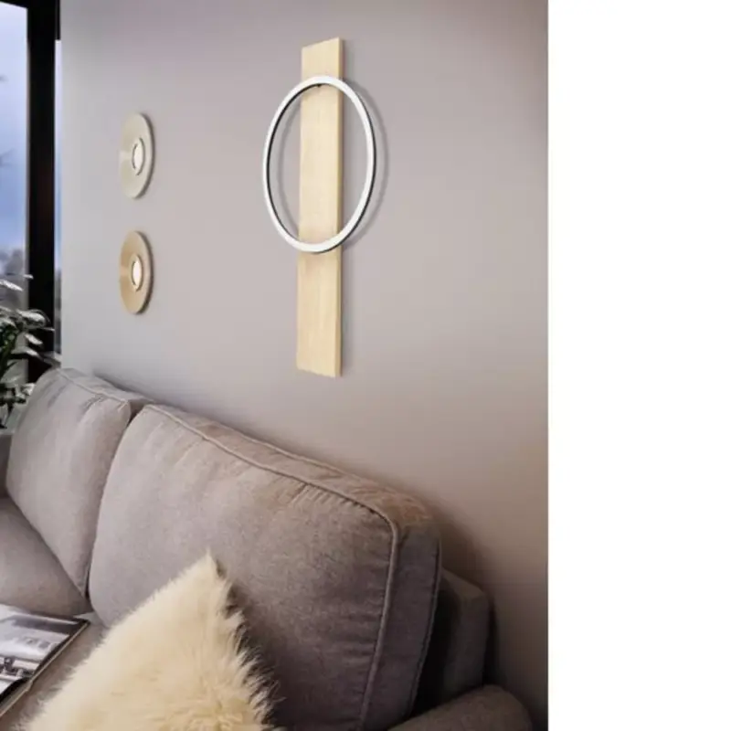 Korlátozott ajánlat LED lámpa , fali , 12W , meleg fehér , fa , barna , EGLO , BOYAL LED , 99466