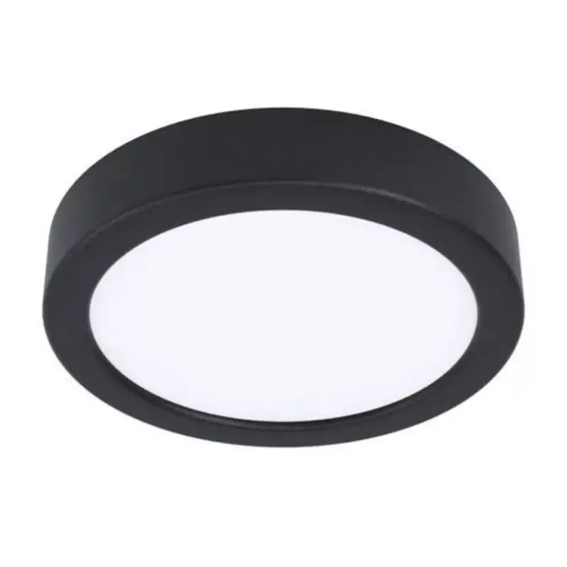 LED panel , 10.5W , falon kívüli , kerek , természetes fehér , fekete keret , EGLO , FUEVA 5 , 99233 Alacsony ár