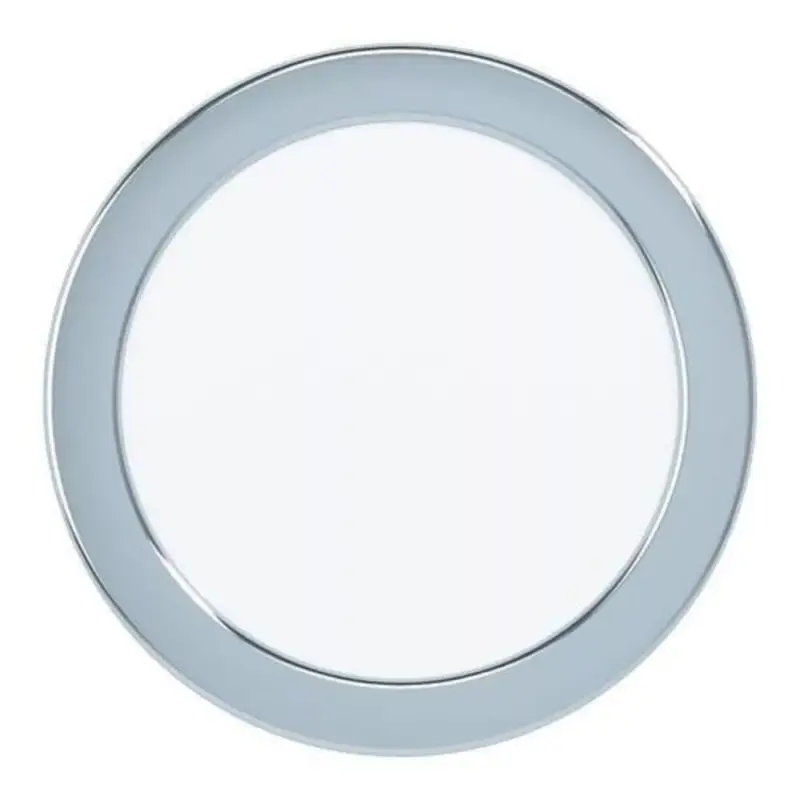 LED panel , 10.5W , süllyesztett , kerek , természetes fehér , króm keret , IP44 , EGLO , FUEVA 5 , 99209 Biztonságos fizetés