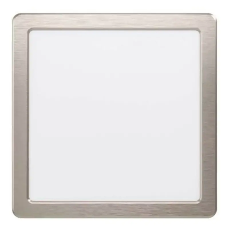 Végkiárusítás LED panel , 16.5W , süllyesztett , négyzet, meleg fehér , matt nikkel keret , EGLO , FUEVA 5 , 99169