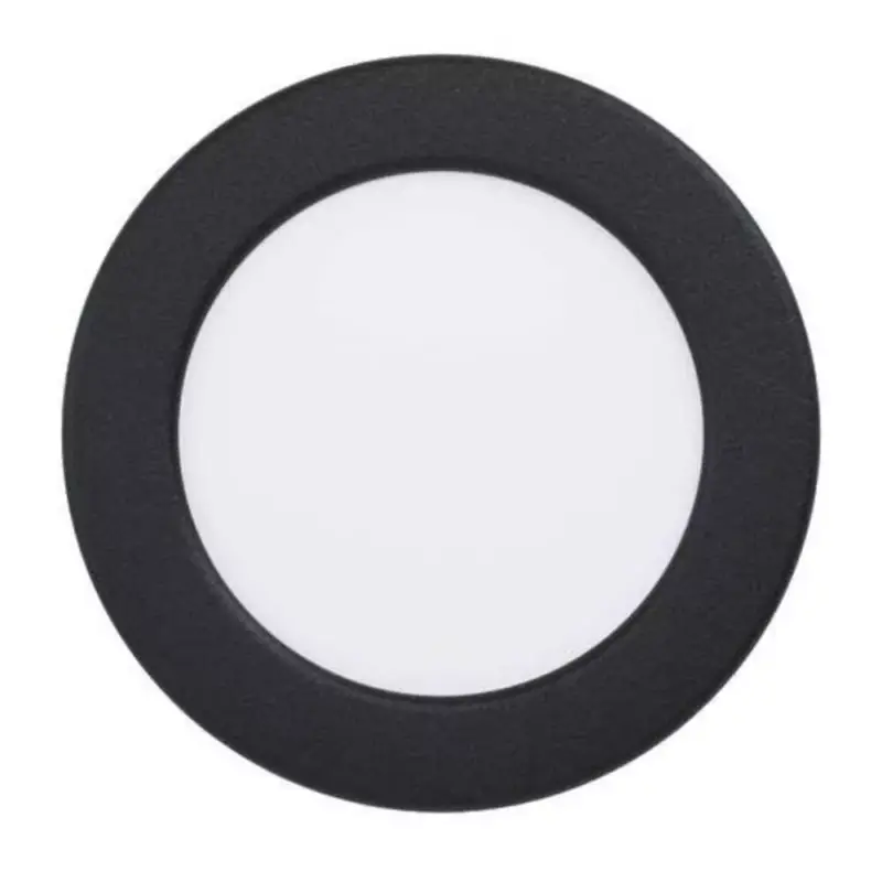 LED panel , 5.5W , süllyesztett , kerek , természetes fehér , fekete keret , EGLO , FUEVA 5 , 99157 Alacsony ár