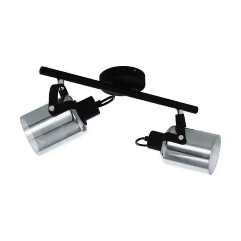 EGLO , 99053 , BERREGAS , spot lámpa , E27 , 2X40W , IP20 , fekete-átlátszó Végkiárusítás