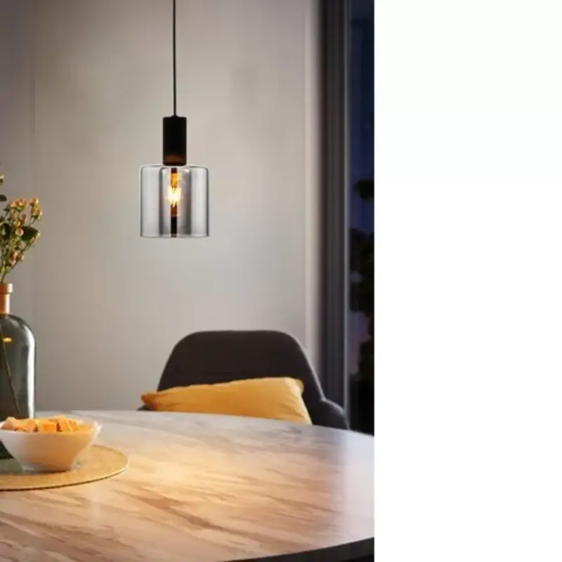 EGLO , 98752 , GOROSIBA , függeszték , E27 , 1X40W , IP20 , fekete-átlátszó Árcsökkenés