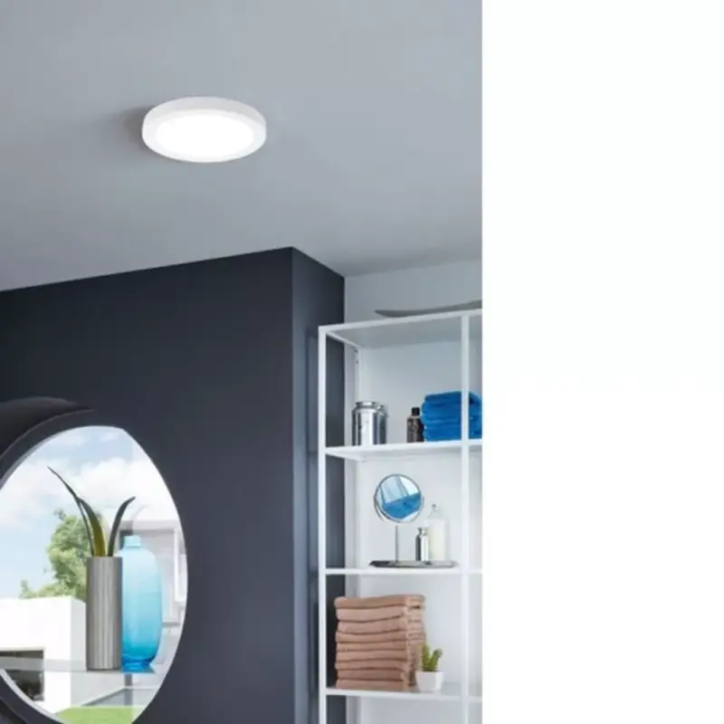 Népszerű LED panel , 14W , falon kívüli, kerek , állítható fehér színárnyalat (CCT) , dimmelhető , EGLO , FUEVA-A , 98292