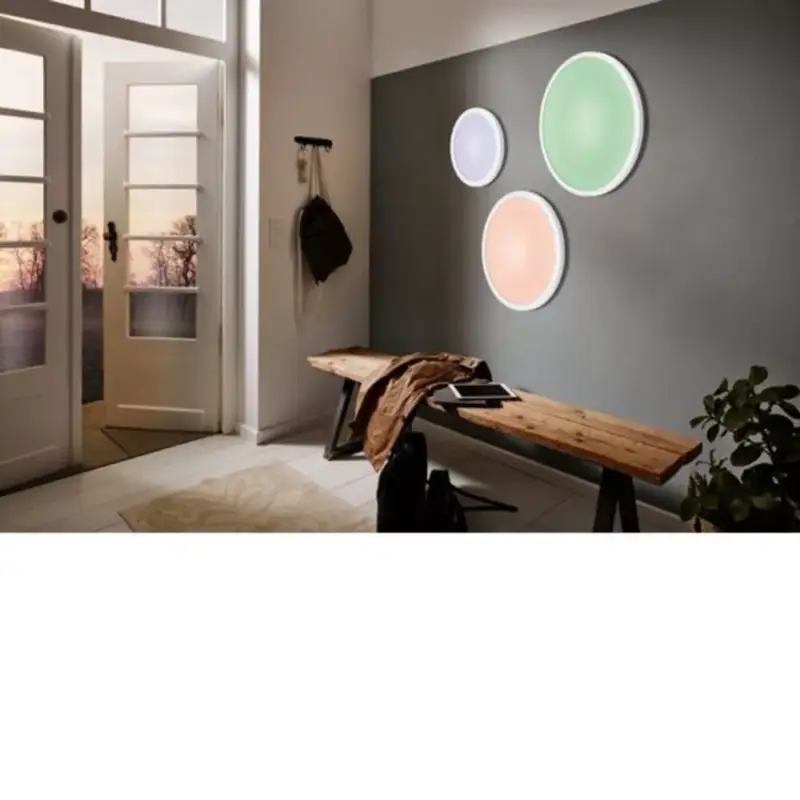 LED panel , 30 cm , 16W , kerek , RGB-CCT , dimmelhető , EGLO , SARSINA-C , 97958 Biztonságos vásárlás