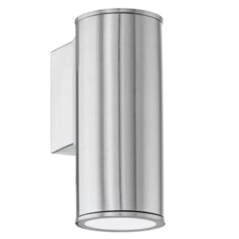 Szuper akció LED lámpatest , oldalfali , GU10 , 3W , meleg fehér , 1 irányú , nemesacél , kültéri , IP44 , EGLO , RIGA , 94106