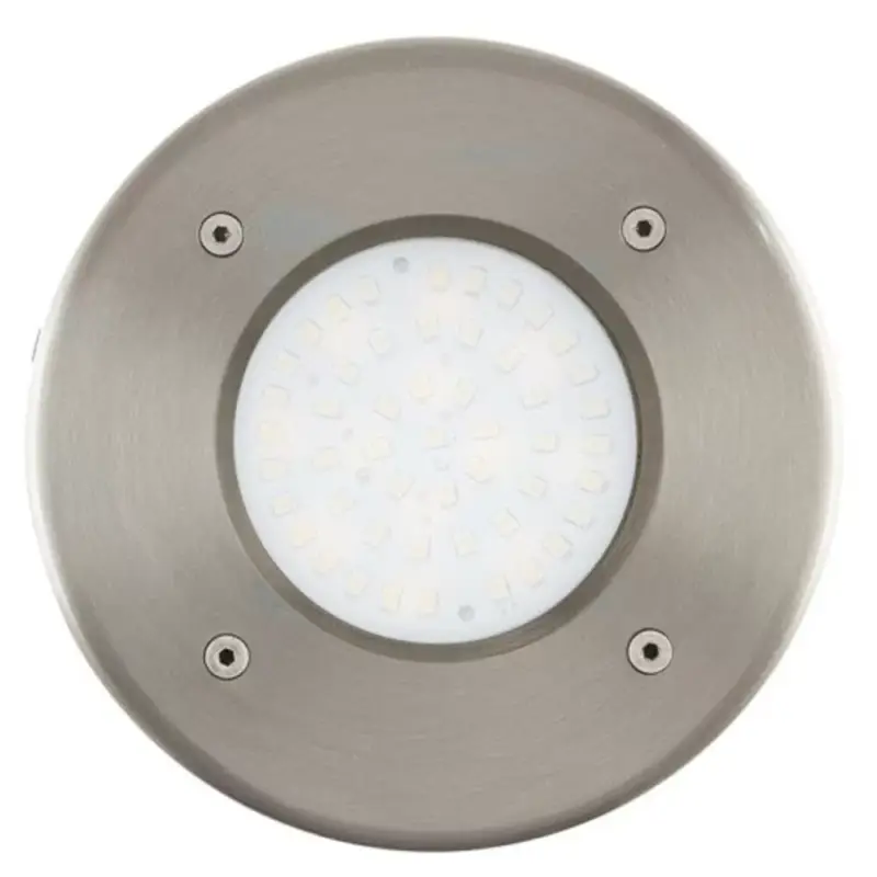 Outlet LED lámpatest , taposólámpa , talajba süllyesztett , 2,5W , kerek , meleg fehér , nemesacél , IP67 , EGLO , LAMEDO