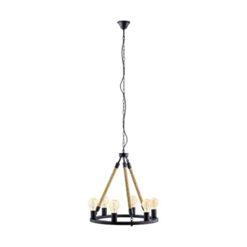 EGLO , 49694 , FINDLAY , függeszték , E27 , 6X60W , IP20 Akció