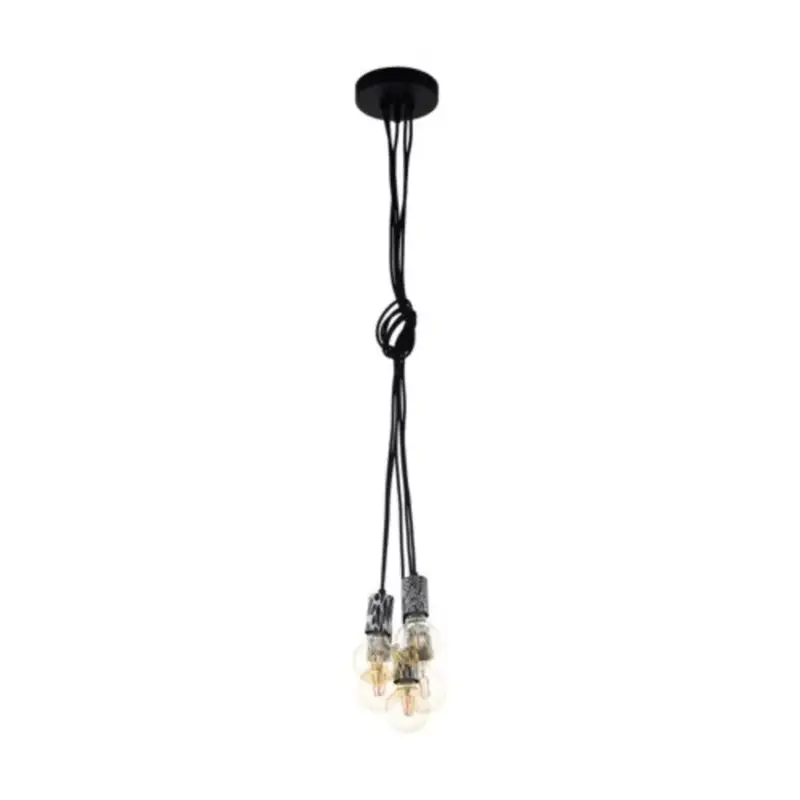 Ne maradj le EGLO , 43314 , COULSDON , függeszték , E27 , 5X10W , fekete, fehér