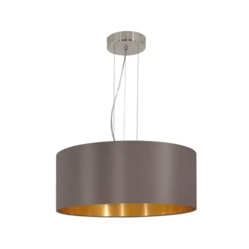 Újdonság EGLO , 31608 , MASERLO , függeszték , E27 , 3X60W , IP20 , cappuccino, arany