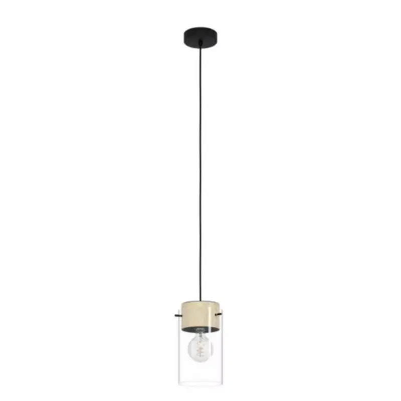 Azonnali szállítás EGLO , 43545 , MADRESELVA , függeszték , E27 , 1X28W , IP20 , barna, átlátszó