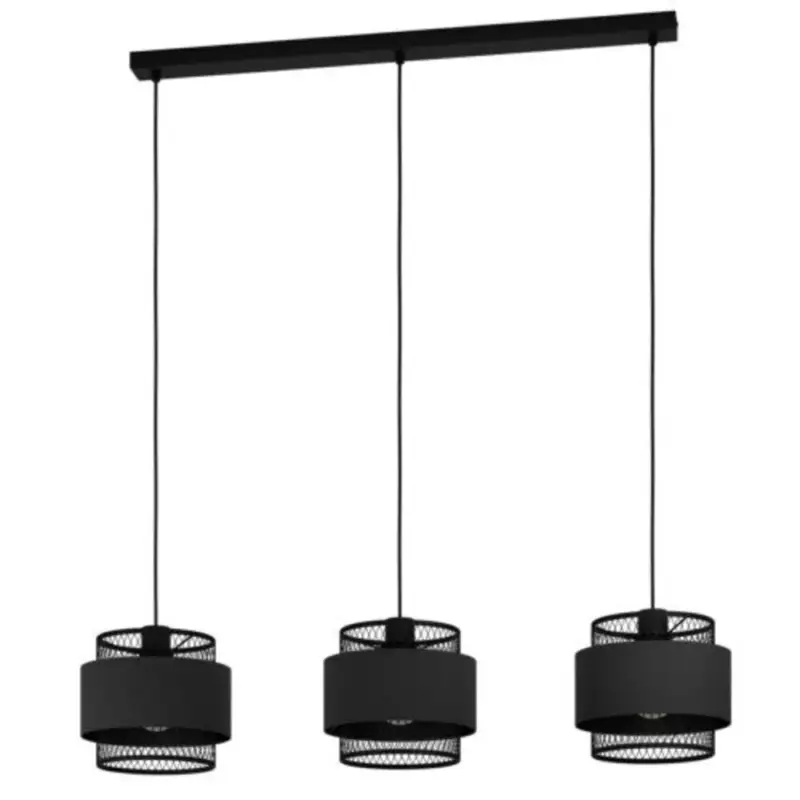 EGLO , 43669 , BAZELY , függeszték , E27 , 3X40W , IP20 , fekete Olcsóbb