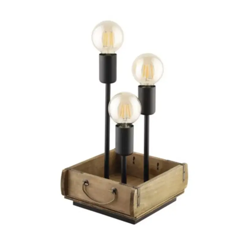 Alacsony ár EGLO , 43594 , WOOTTON , asztali lámpa , E27 , 3X40W , IP20