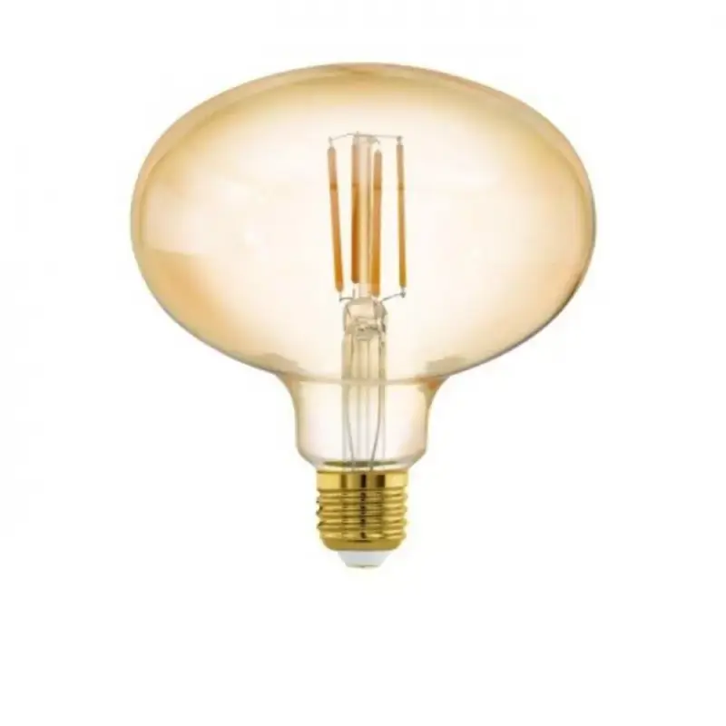 Végkiárusítás LED lámpa , égő , izzószálas hatás , filament , R140 , E27 , 4.5W , dimmelhető , meleg fehér , borostyán , EGLO , 110116
