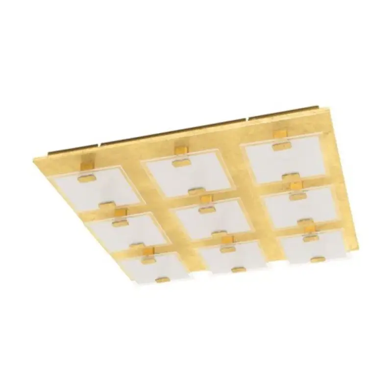 Legkelendőbb EGLO , 97729 , VICARO 1 , fali-mennyezeti lámpa , 3000 K , LED , 9X2,5W , IP20 , fehér, átlátszó