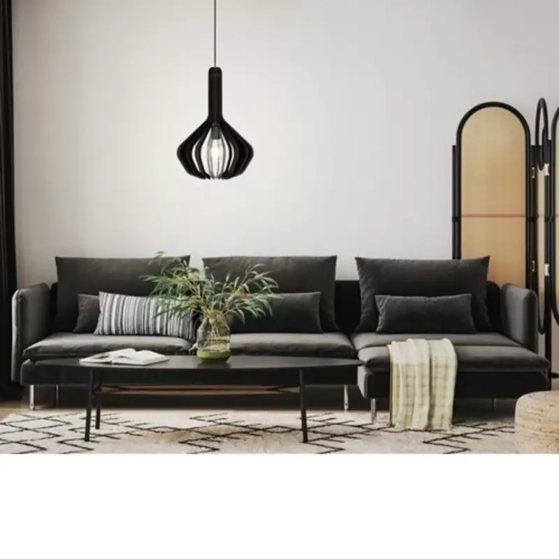 Korlátozott ajánlat LED lámpa , függeszték , mennyezeti , E27 foglalat , fekete , 38 cm , EGLO , VELASCO , 900154