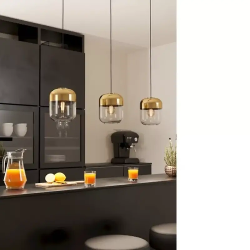 Alacsony ár EGLO , 900551 , MARYVILLA , függeszték , E27 , 3X40W , IP20 , átlátszó, arany